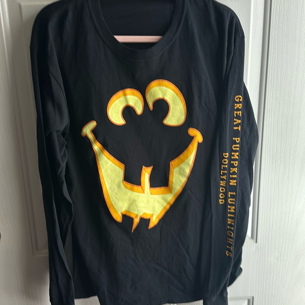 Dollywood Long Sleeve e Jack O Lantern Glow in the dark top